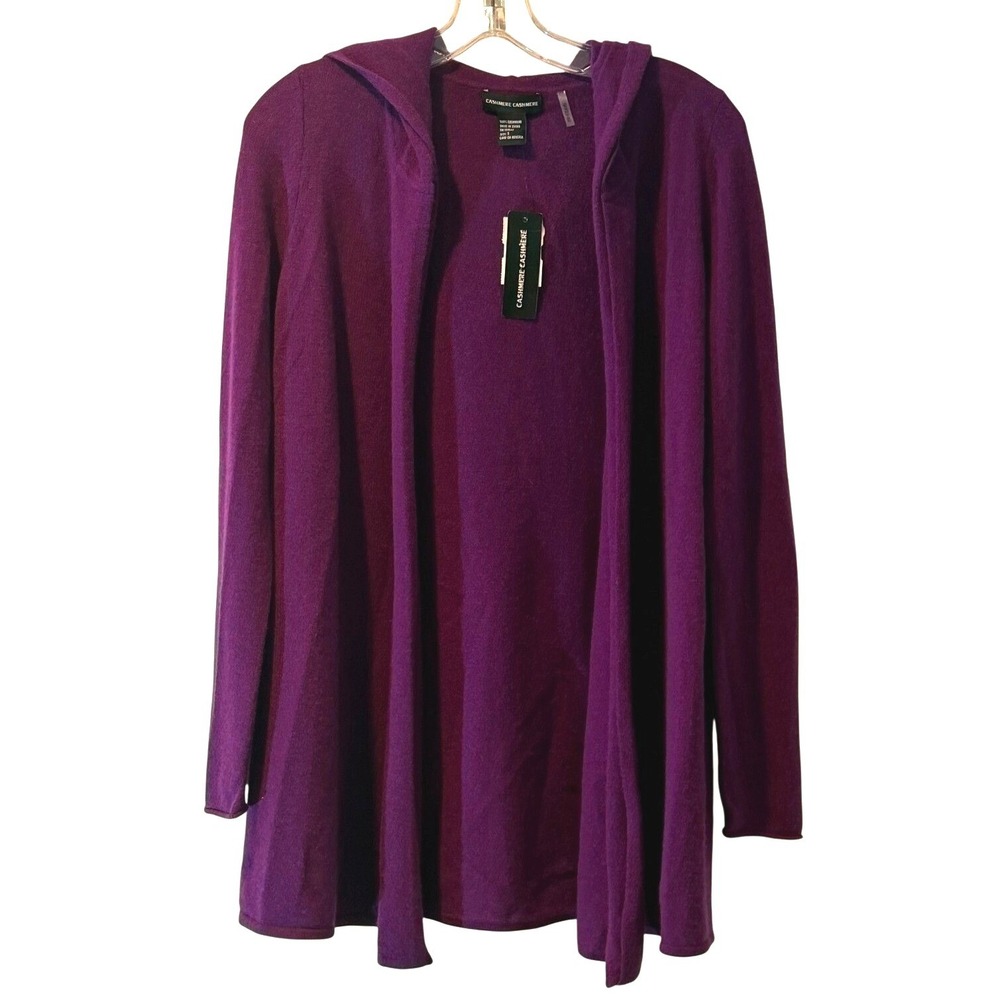 Cashmere Cashmere Hooded Cardigan Women's S NWT